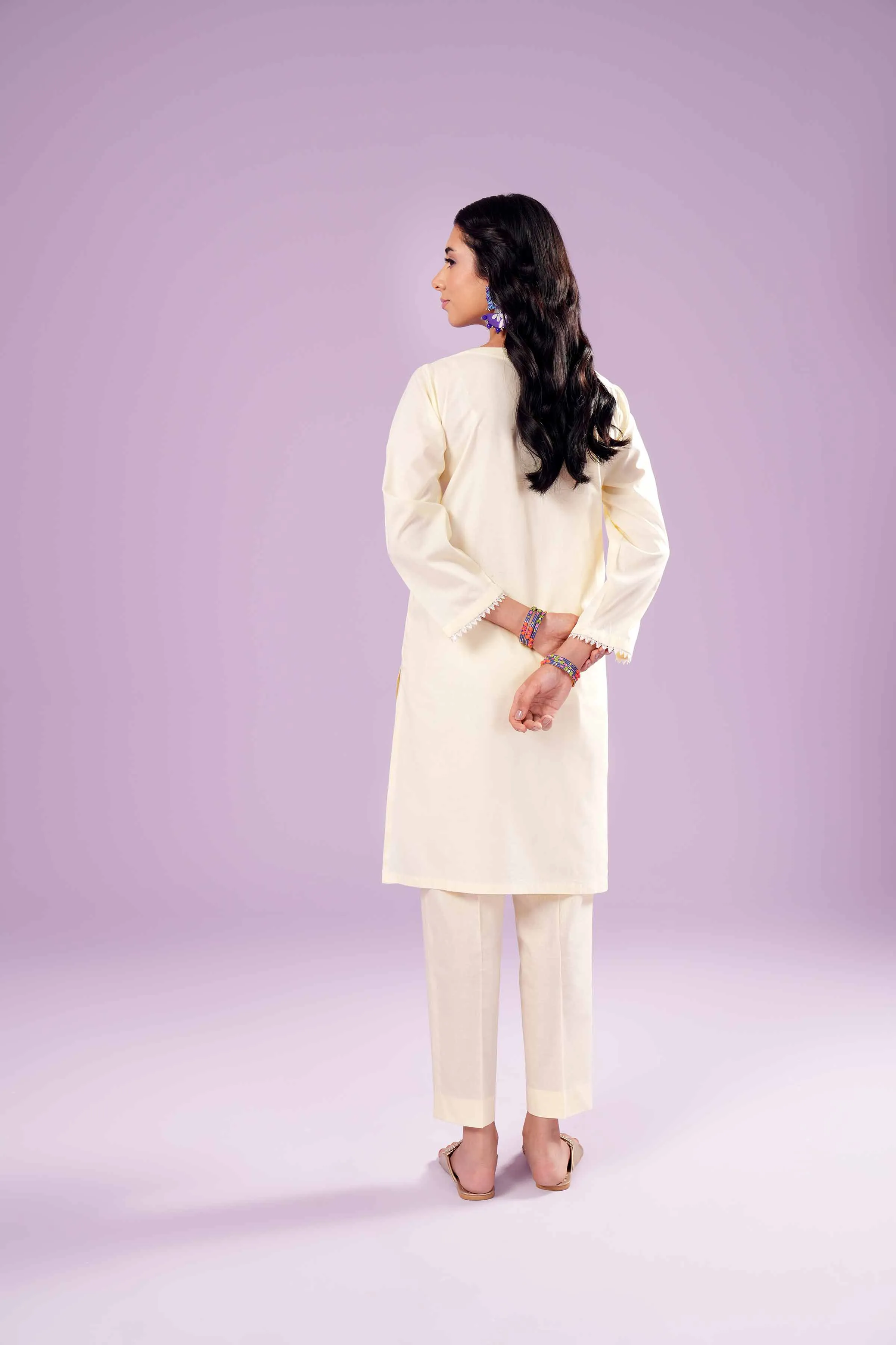 2 Piece - Embroidered Suit - PE24-154