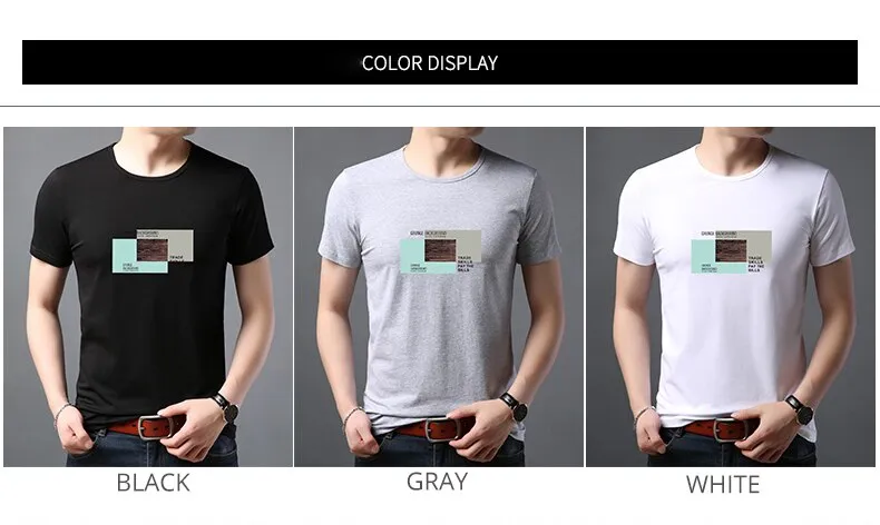 2019 New Fashion Brand T Shirts Mens 100% Cotton O Neck Trending Streetwear Tops Summer Korean Short Sleeve Tee Mens Clothing