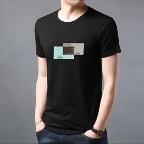 2019 New Fashion Brand T Shirts Mens 100% Cotton O Neck Trending Streetwear Tops Summer Korean Short Sleeve Tee Mens Clothing