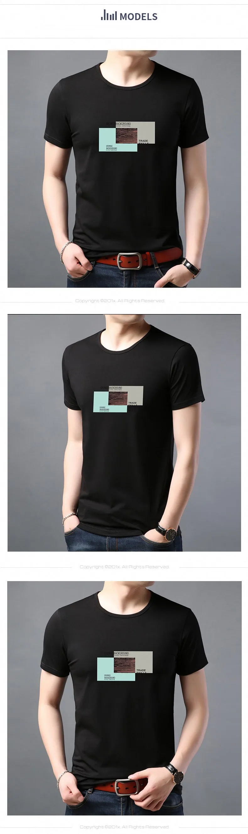 2019 New Fashion Brand T Shirts Mens 100% Cotton O Neck Trending Streetwear Tops Summer Korean Short Sleeve Tee Mens Clothing