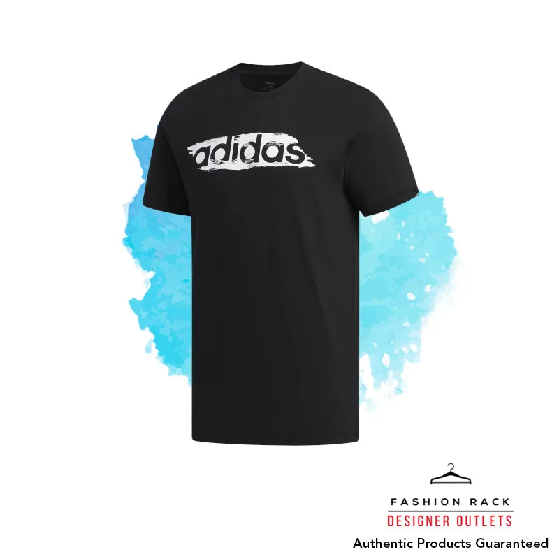 Adidas Brushstroke Tee Black / White