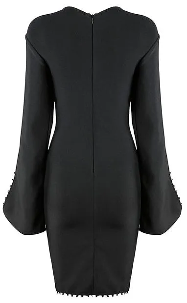 'Analiese' Mini Dress, Black