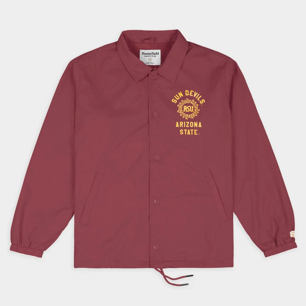 Vintage Arizona State Sun Devils Coaches Jacket with Retro Logo