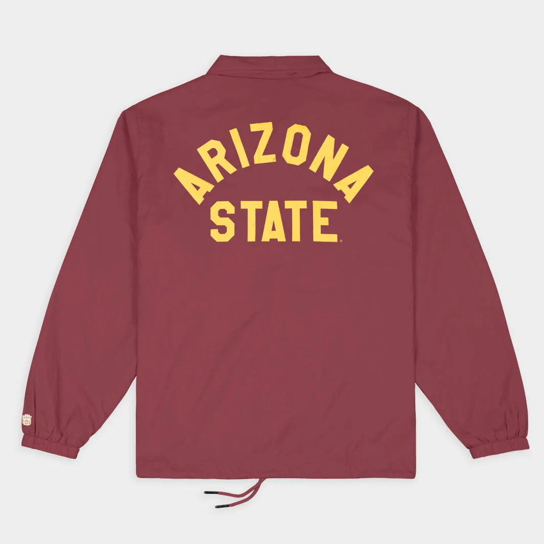 Vintage Arizona State Sun Devils Coaches Jacket with Retro Logo