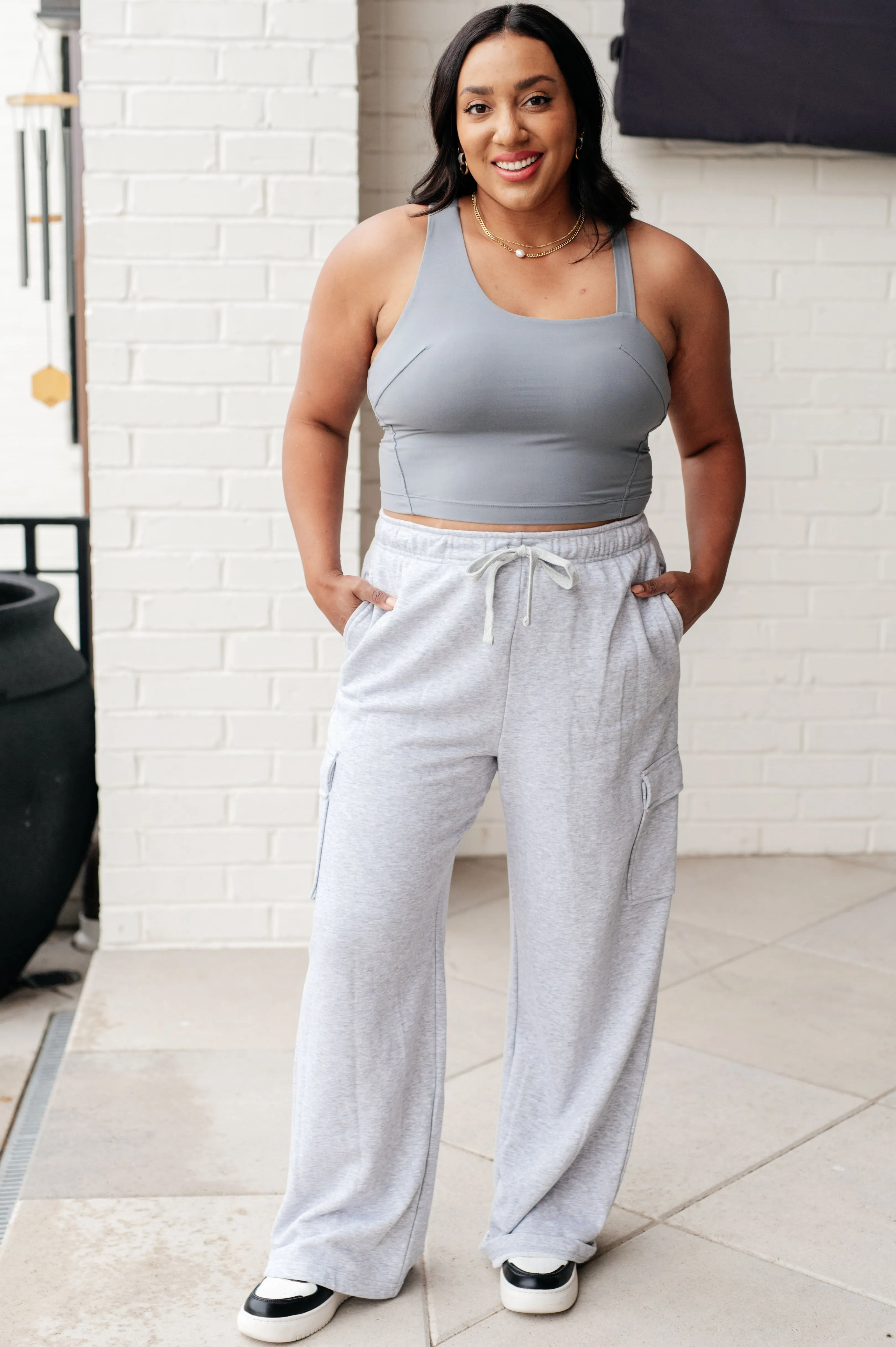 Asymmetrical Tank in Grey