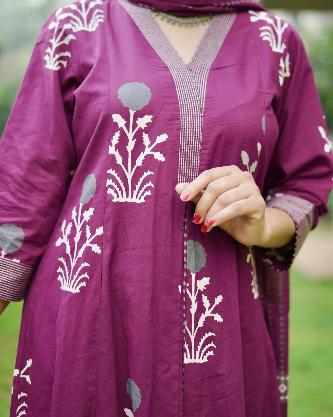 Beautiful Designer Pure Cotton Salwar Suit