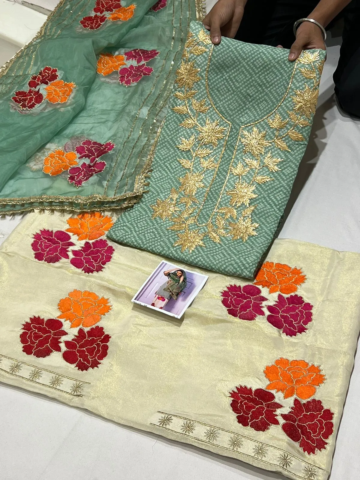 Beautiful Designer Pure Viscose Organza Digital Print Suite