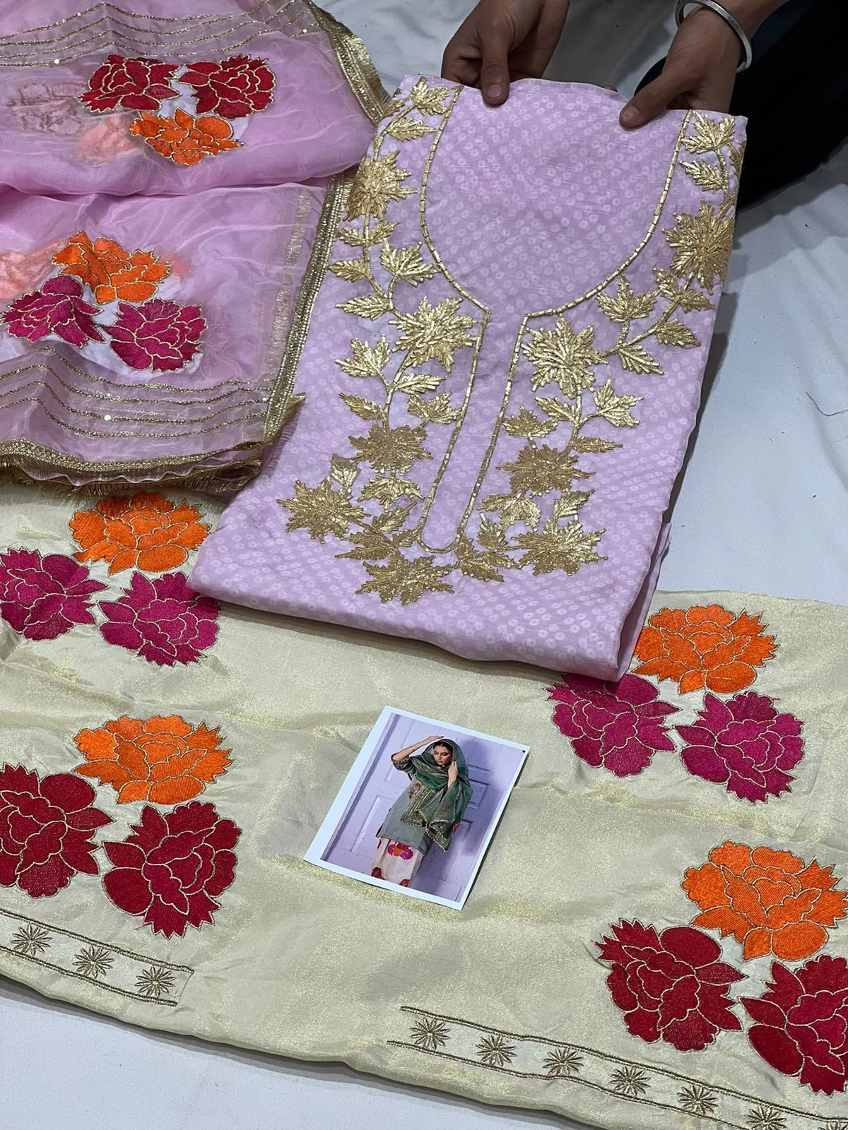 Beautiful Designer Pure Viscose Organza Digital Print Suite