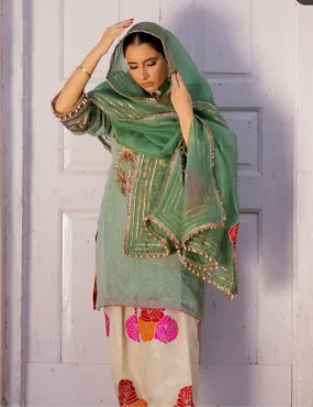 Beautiful Designer Pure Viscose Organza Digital Print Suite