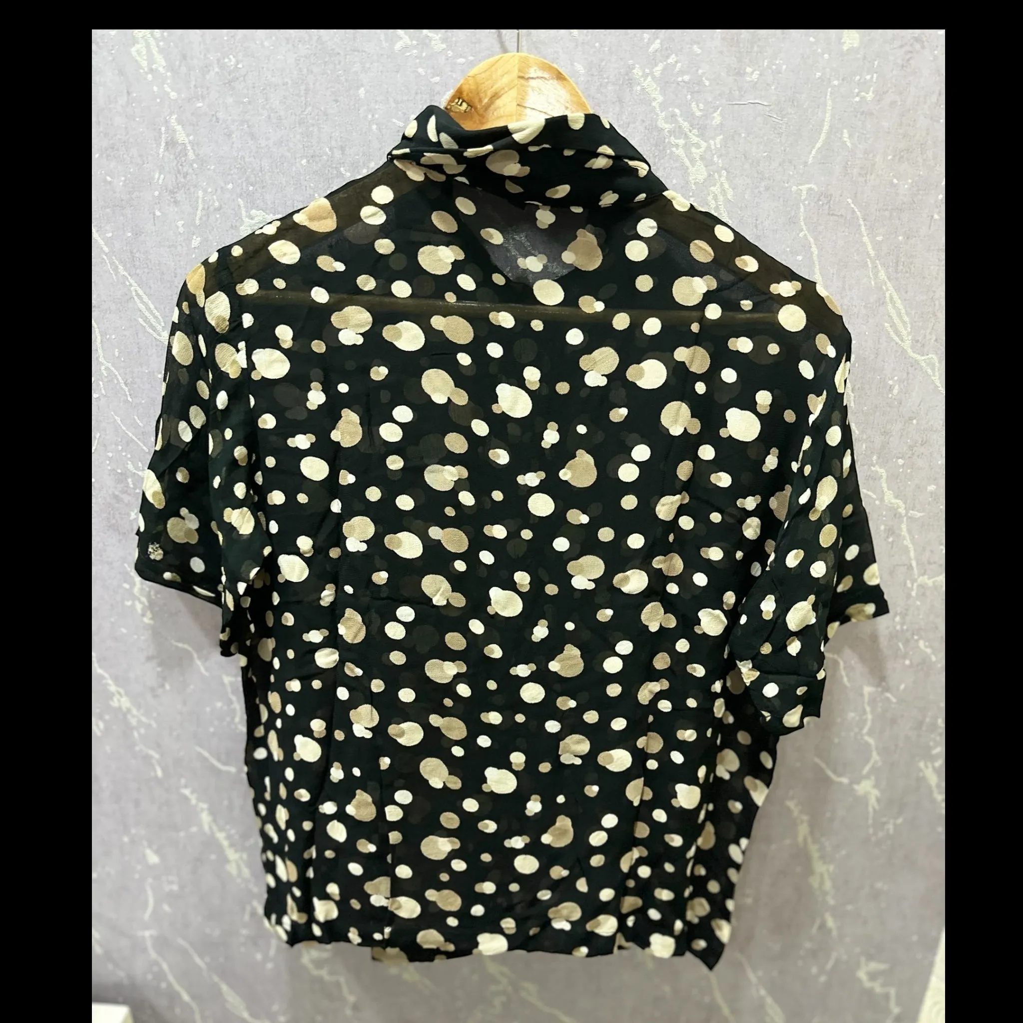 Black Polka Dots Shirt