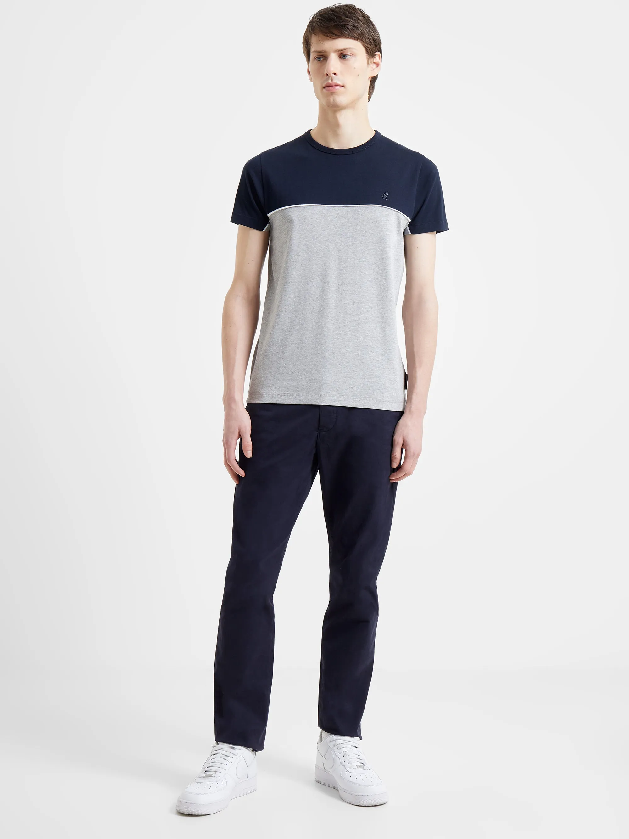Block Piping T-Shirt
