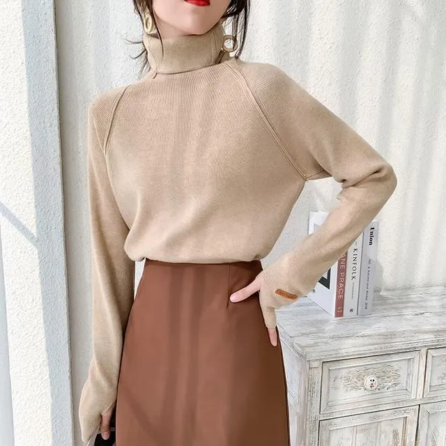 Boho Top - Turtleneck Autumn