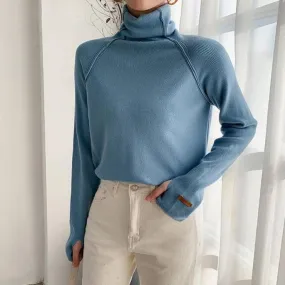 Boho Top - Turtleneck Autumn
