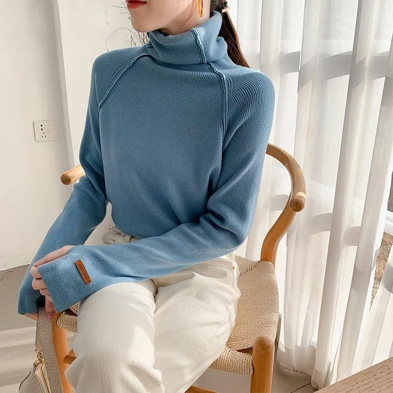 Boho Top - Turtleneck Autumn