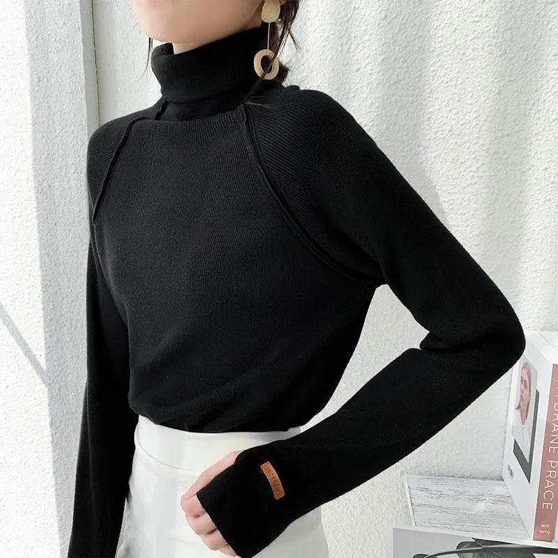 Boho Top - Turtleneck Autumn