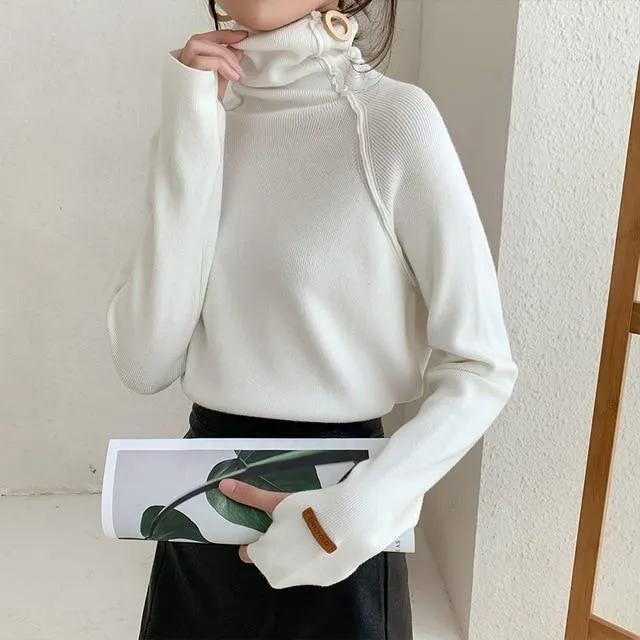 Boho Top - Turtleneck Autumn