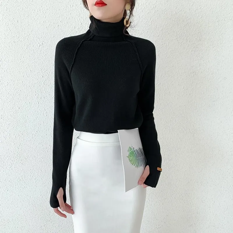 Boho Top - Turtleneck Autumn