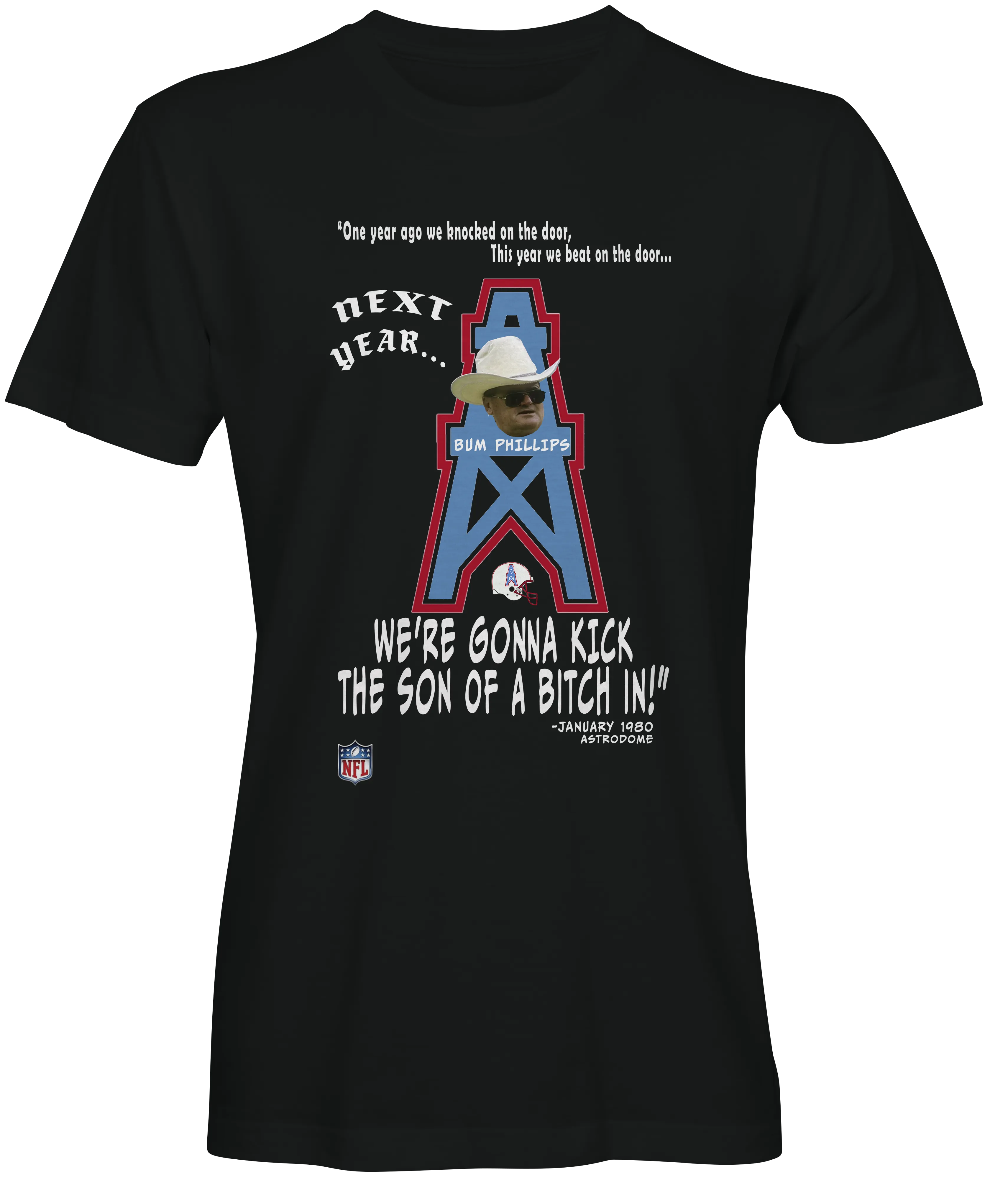 Bum Phillips Game Quote T-shirt