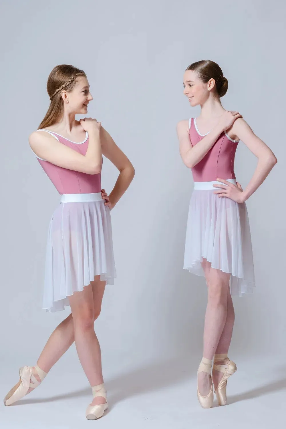 Casie Hi-Lo Pull-On Skirt