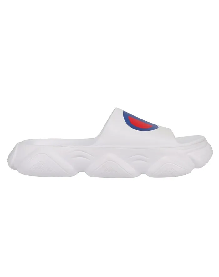 Champion Men's Meloso Squish Slides White CP102003M