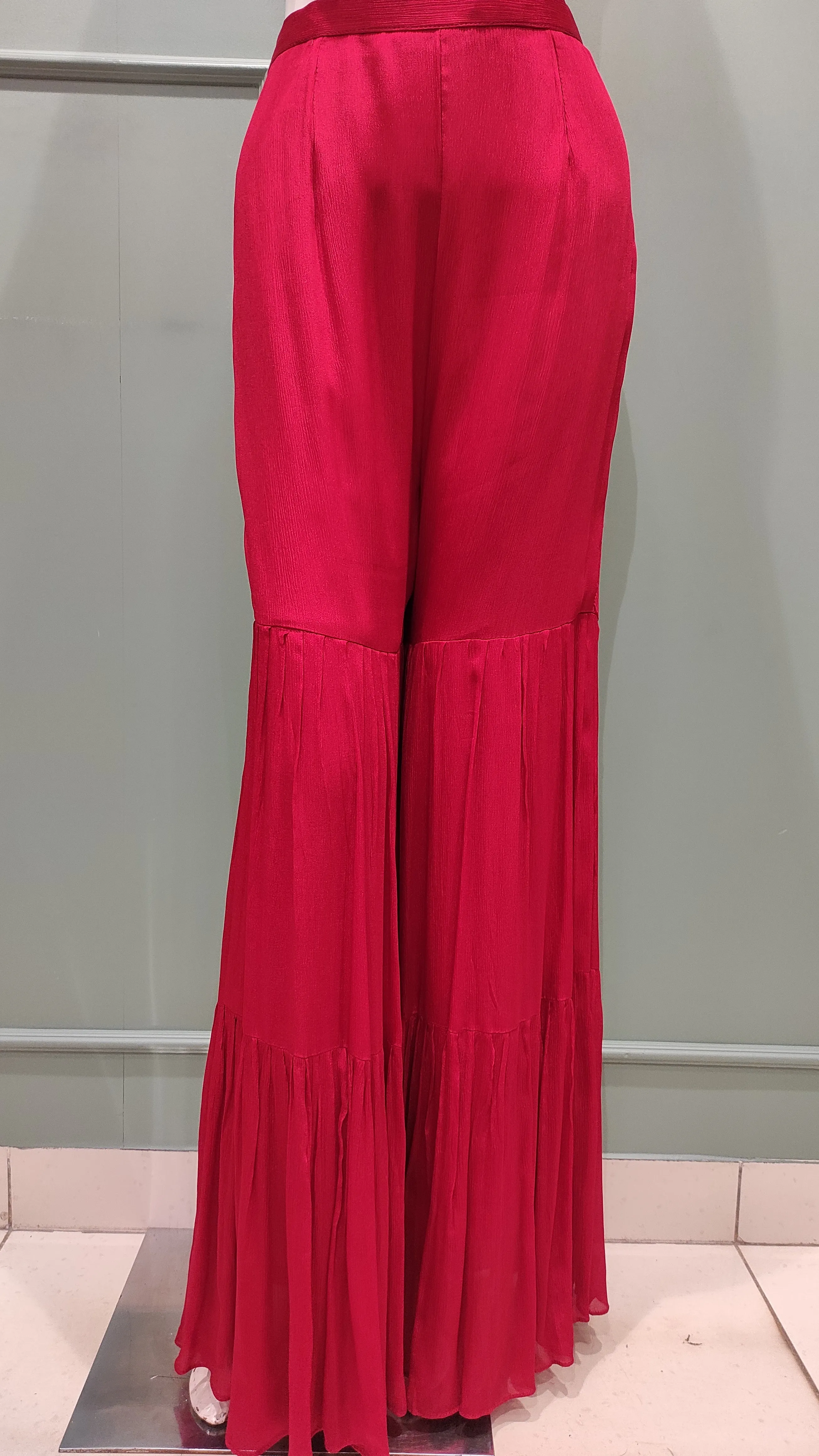 Chinon Sharara Suit with Pearls Work