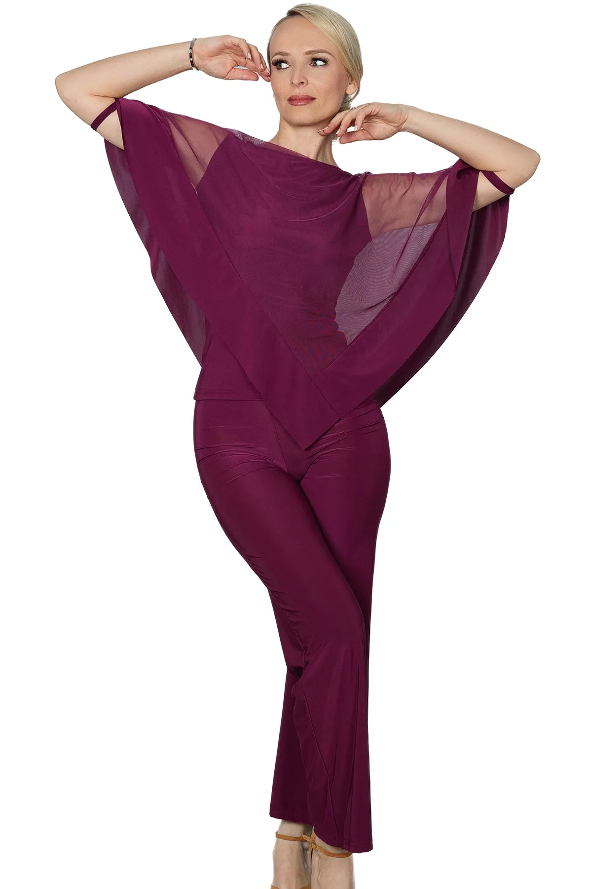 Dance America P2401 Yoga Ballroom Practice or Teaching Dance Pants in Stock