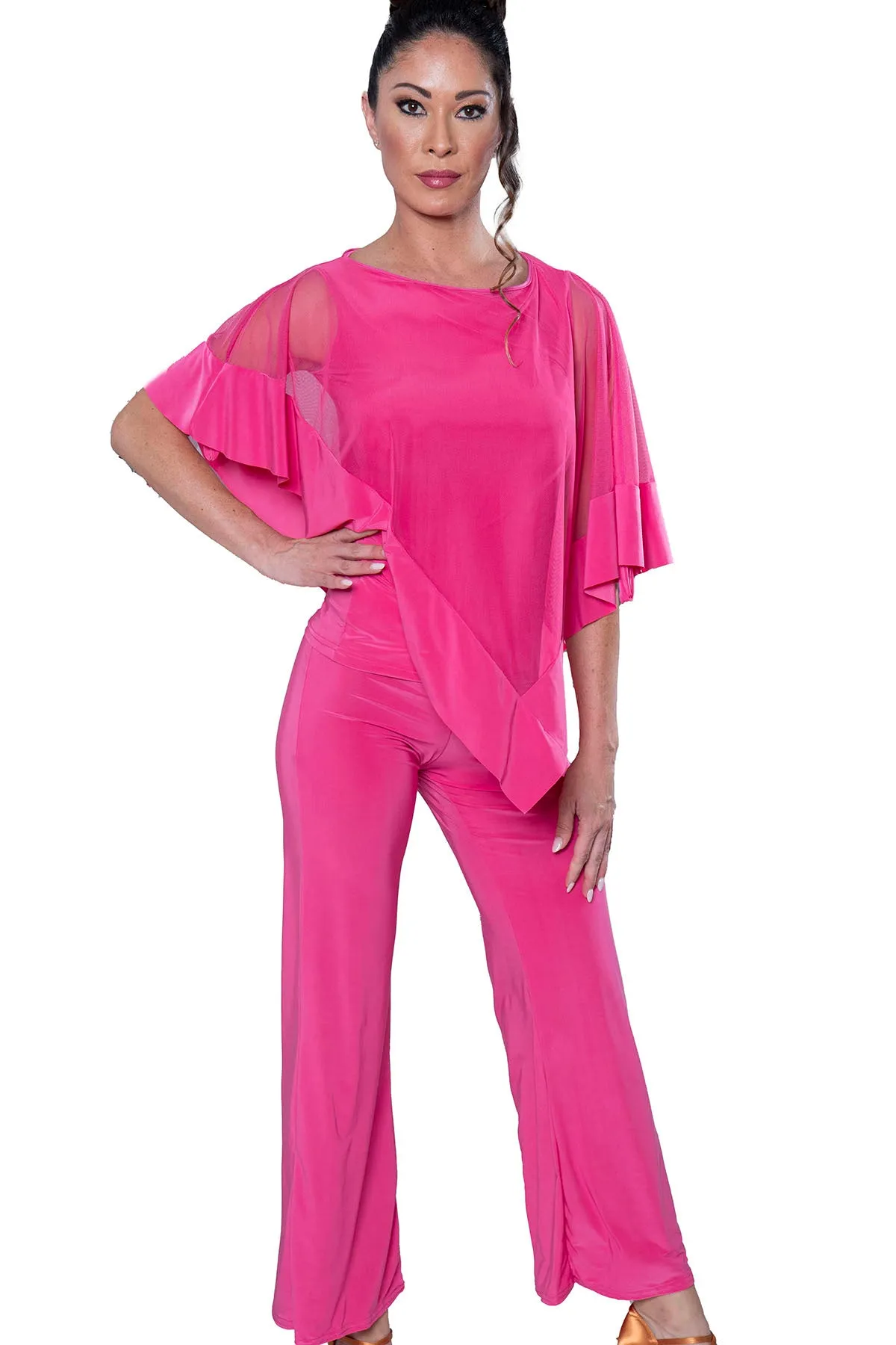 Dance America P2401 Yoga Ballroom Practice or Teaching Dance Pants in Stock