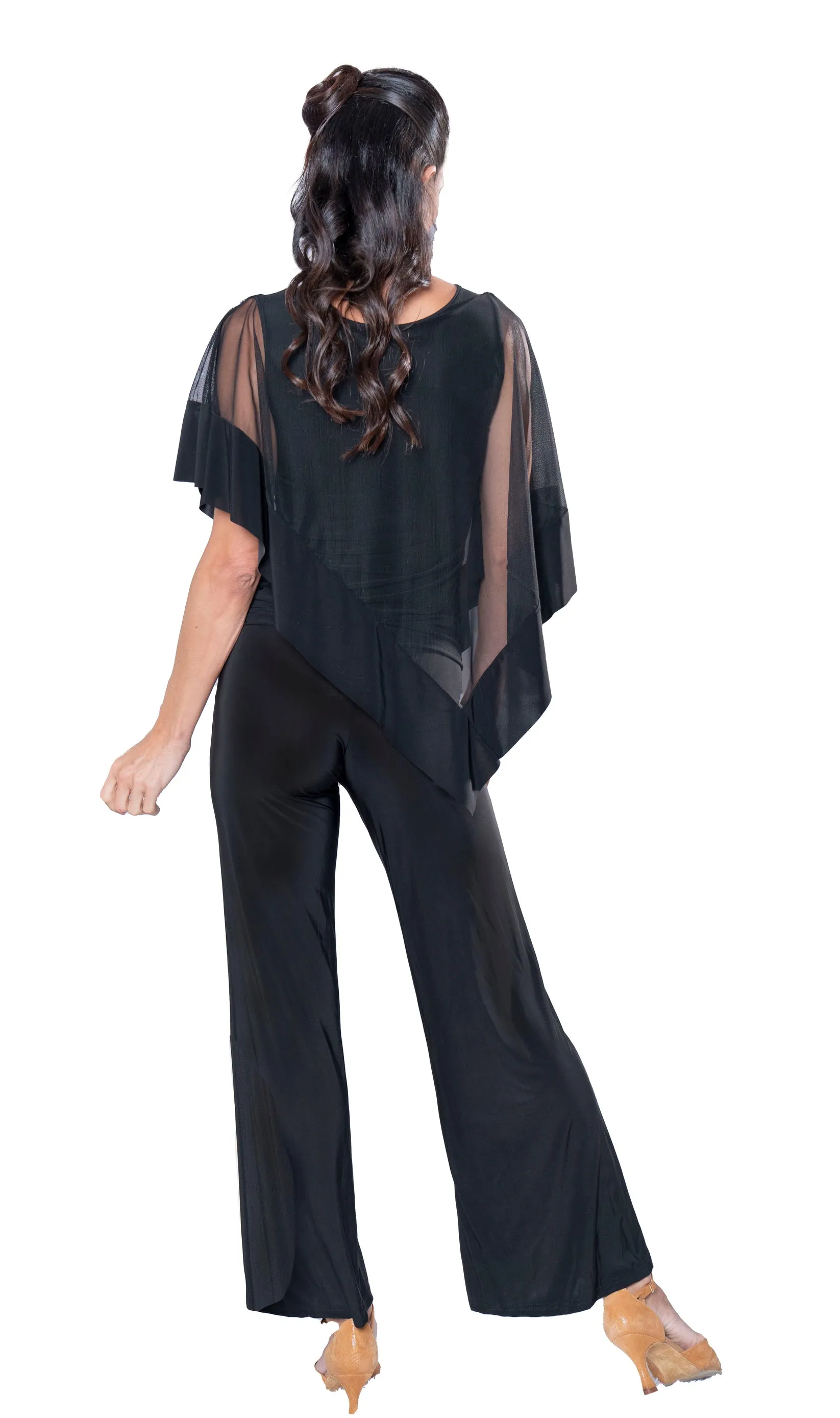 Dance America P2401 Yoga Ballroom Practice or Teaching Dance Pants in Stock