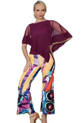Dance America P2401 Yoga Ballroom Practice or Teaching Dance Pants in Stock