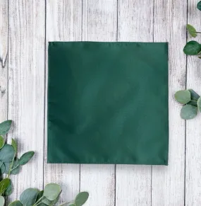 Emerald Satin Pocket Square