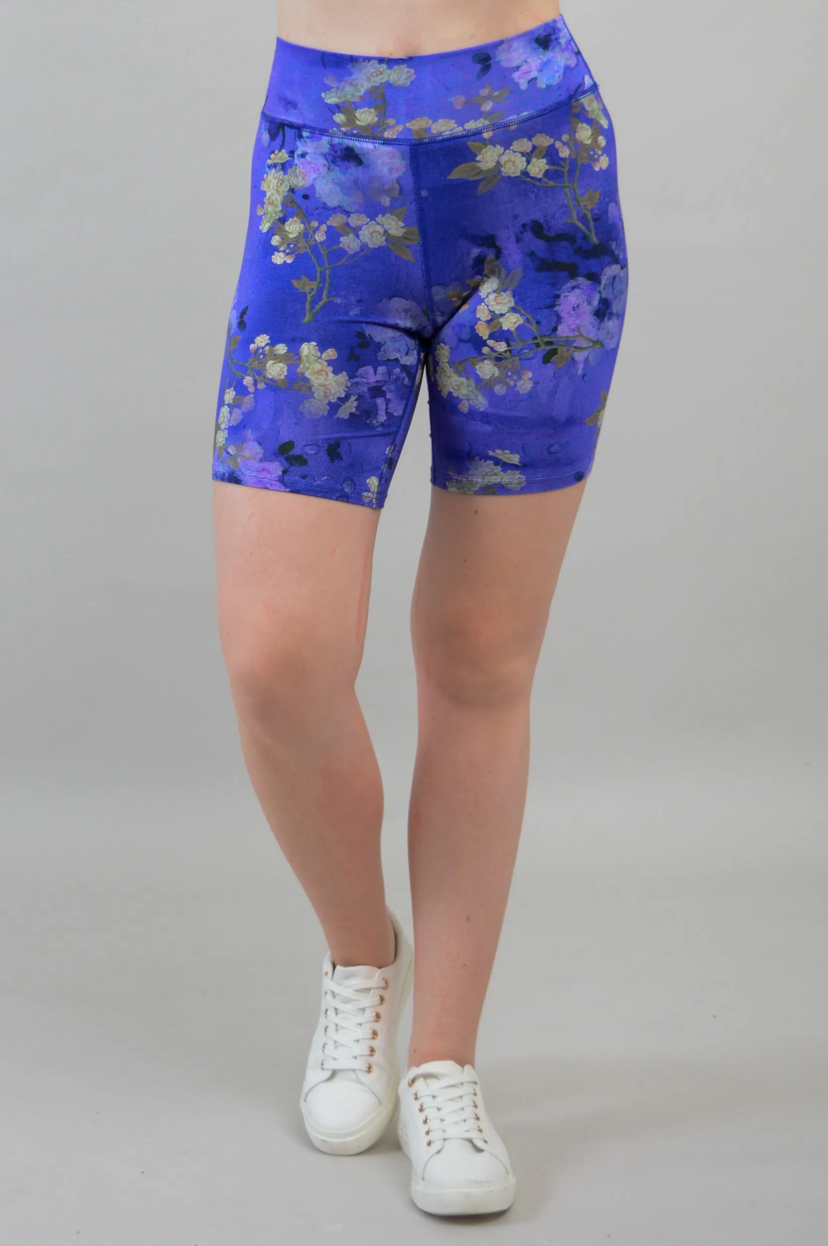 Hallie Shorts, Violet Garden, Bamboo