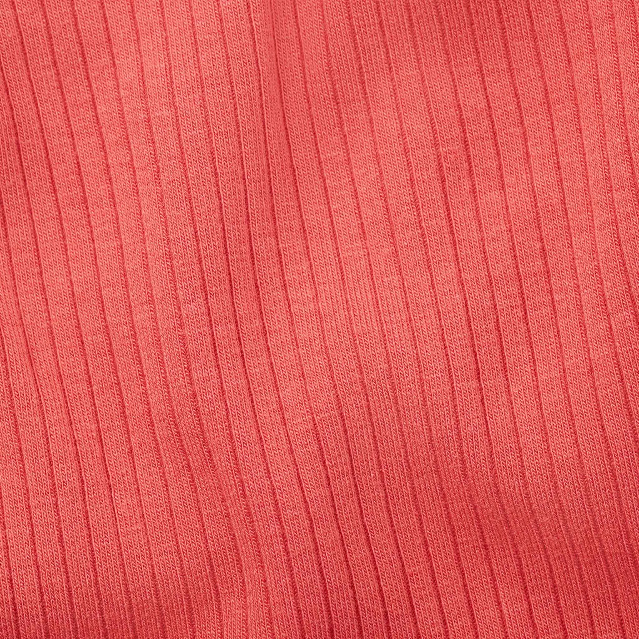 Heart Ribbed Long Sleeve Tee