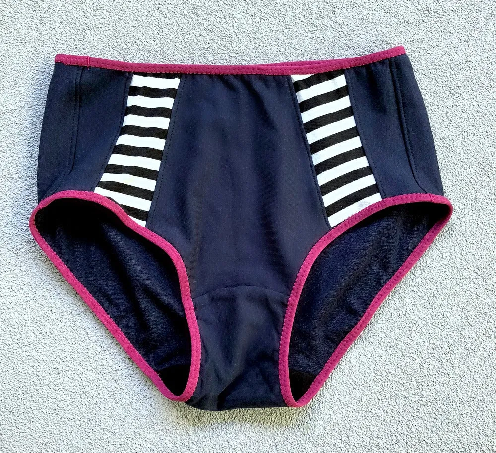 High waist organic cotton underwear