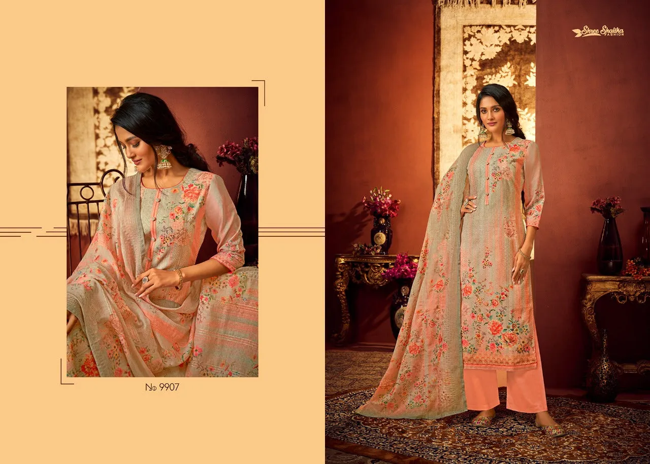 HREE SHALIKA FASHION PLAZZO STYLE SUITS SHALIKA VOL 88 PALAZZO LADIES SUIT