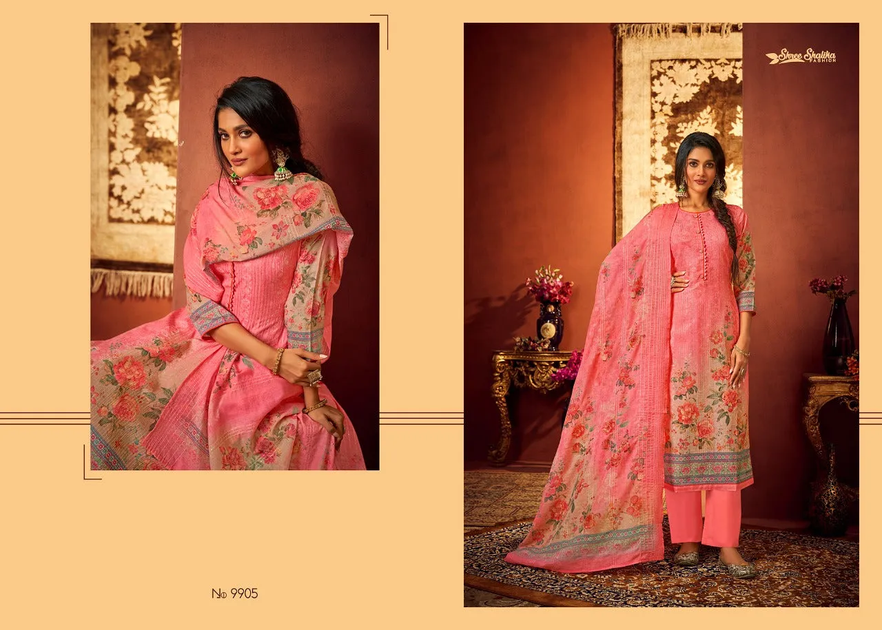 HREE SHALIKA FASHION PLAZZO STYLE SUITS SHALIKA VOL 88 PALAZZO LADIES SUIT
