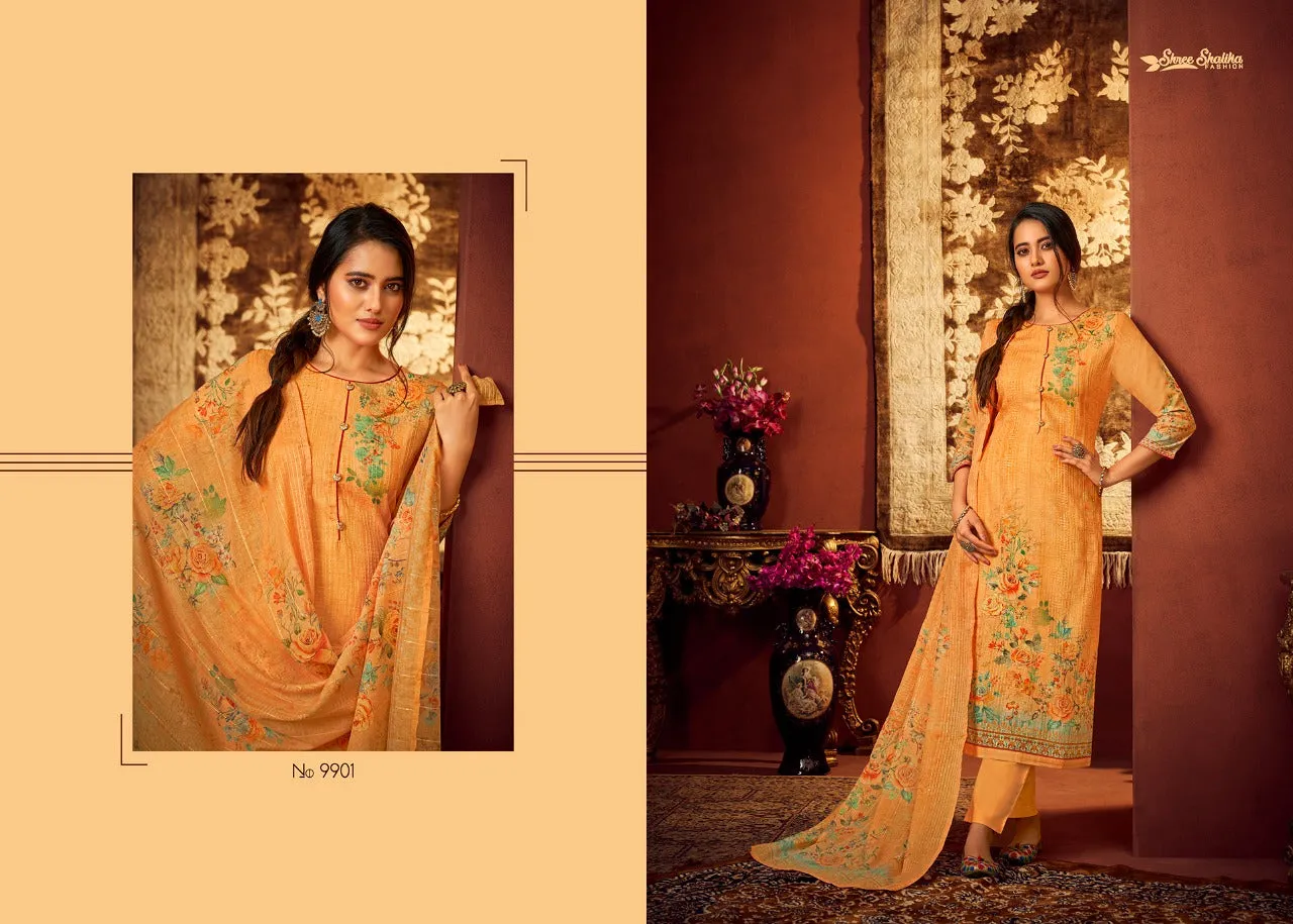 HREE SHALIKA FASHION PLAZZO STYLE SUITS SHALIKA VOL 88 PALAZZO LADIES SUIT