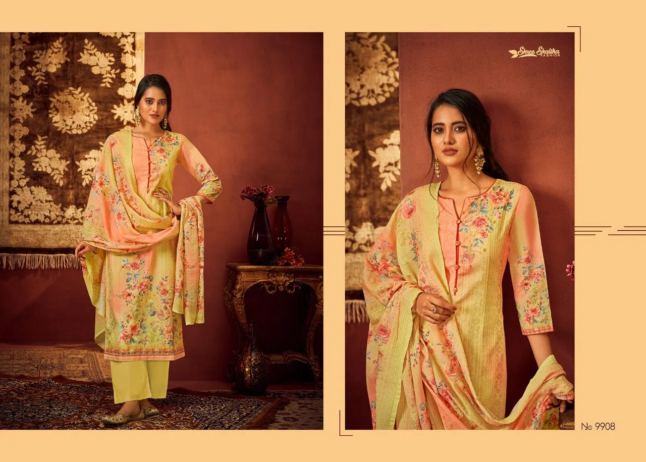 HREE SHALIKA FASHION PLAZZO STYLE SUITS SHALIKA VOL 88 PALAZZO LADIES SUIT