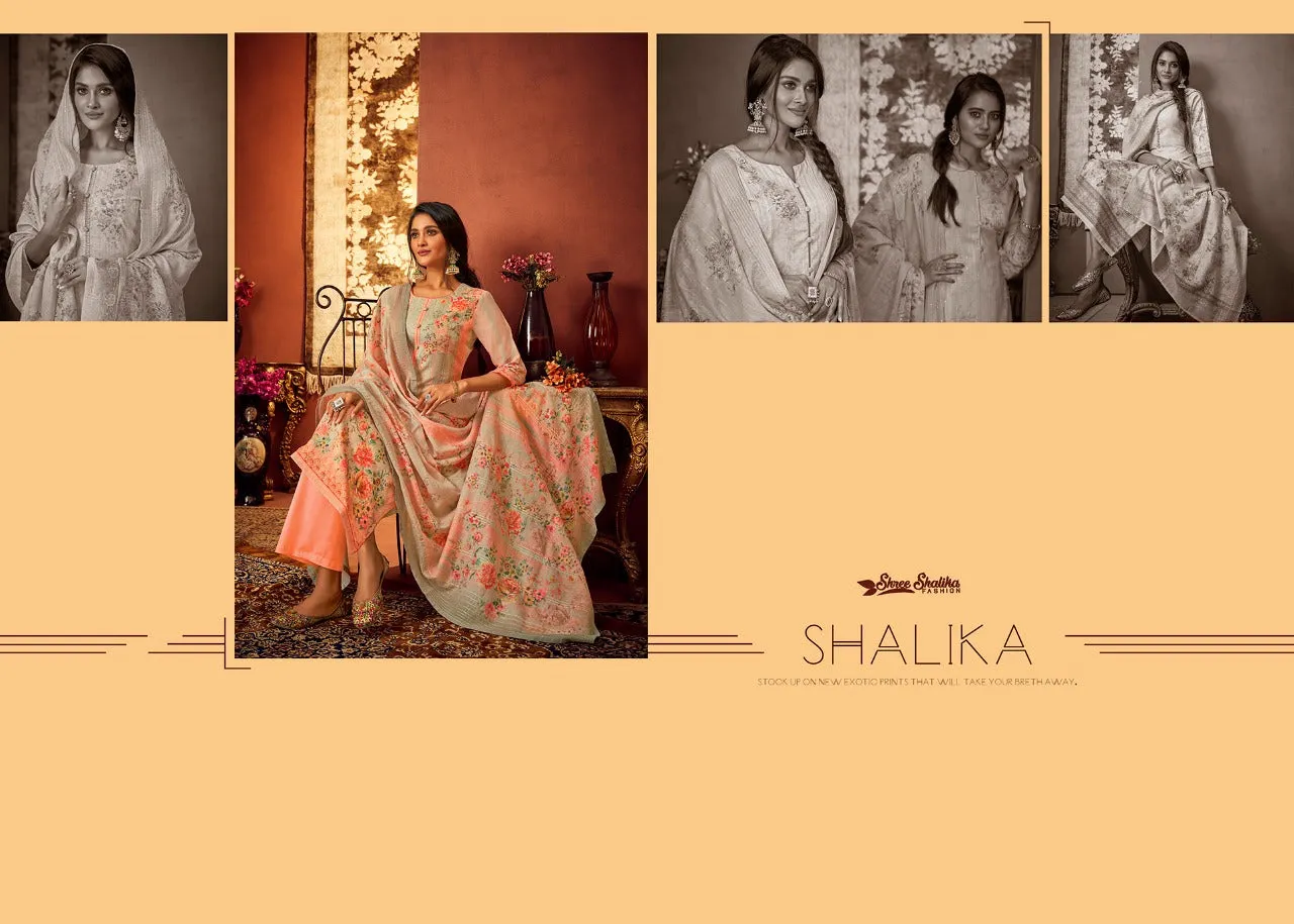 HREE SHALIKA FASHION PLAZZO STYLE SUITS SHALIKA VOL 88 PALAZZO LADIES SUIT