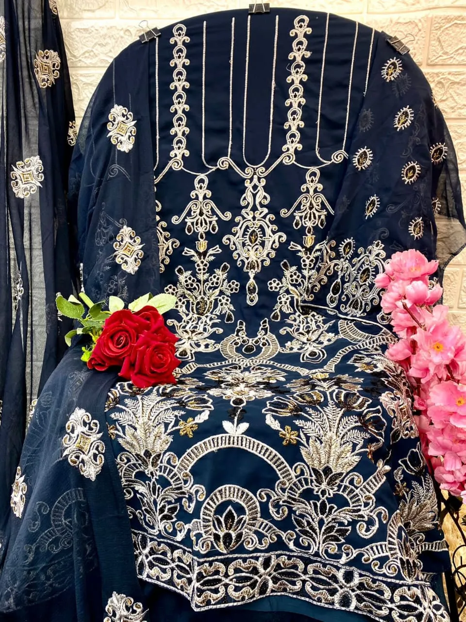 HUDA FASHION D.NO 1005 DESIGNER SUIT