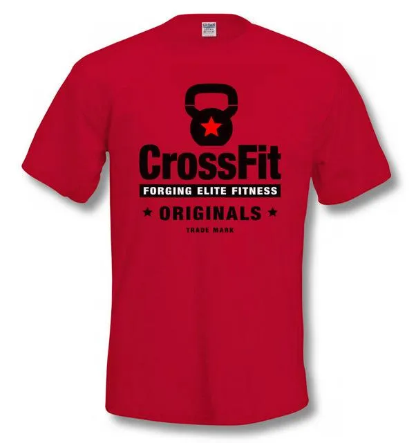 KETTLEBELLS CROSSFIT T SHIRT Train Fitness Weightlift Barbell   to 4XL New T Shirts Funny Tops Tee New Unisex Funny