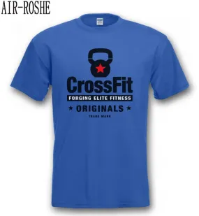 KETTLEBELLS CROSSFIT T SHIRT Train Fitness Weightlift Barbell   to 4XL New T Shirts Funny Tops Tee New Unisex Funny