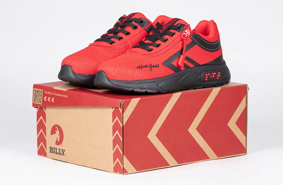 Kodify Red BILLY Sport Inclusion Athletic Sneakers