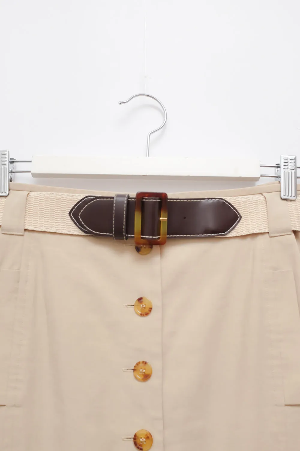 LONG BEIGE VINTAGE SKIRT