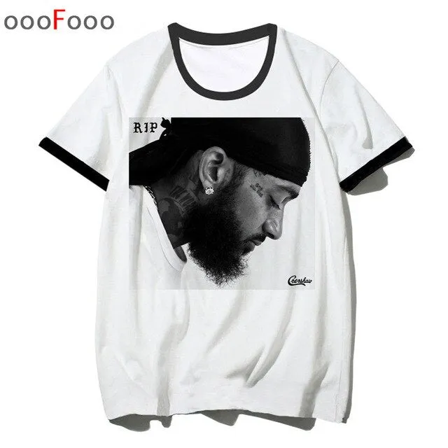 Nipsey Hussle t shirt Summer 2019 t-shirt tshirt rap top Casual men rapper male/women Hip Hop streetwear tee shirts rip