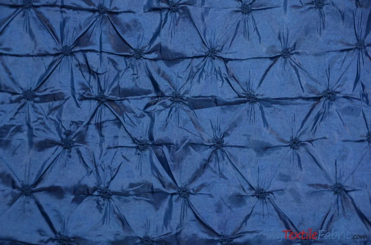 Pinwheel Taffeta Fabric | Button Taffeta Fabric | 48" Wide | Multiple Colors |