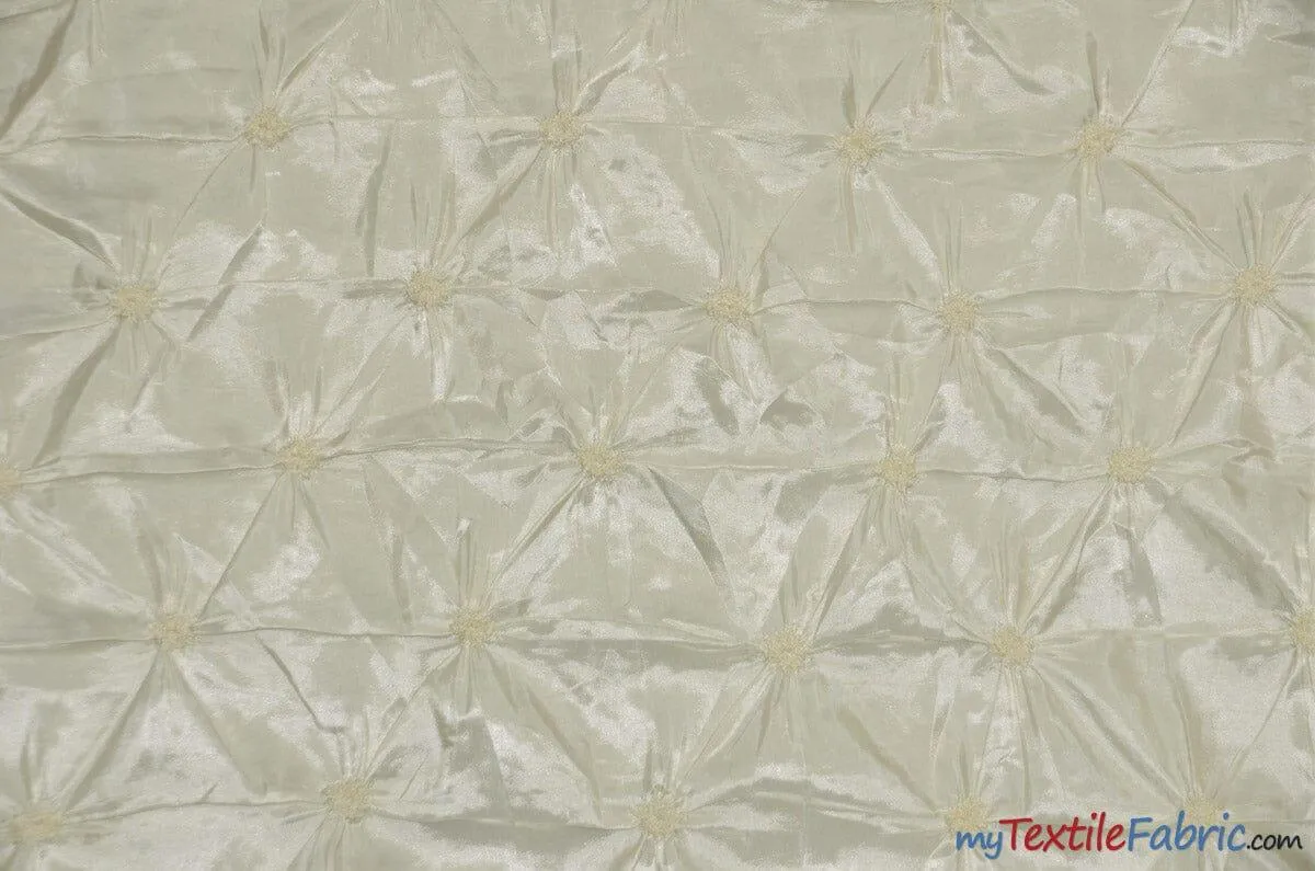 Pinwheel Taffeta Fabric | Button Taffeta Fabric | 48" Wide | Multiple Colors |