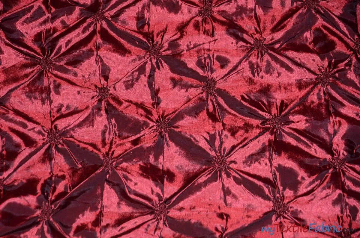 Pinwheel Taffeta Fabric | Button Taffeta Fabric | 48" Wide | Multiple Colors |