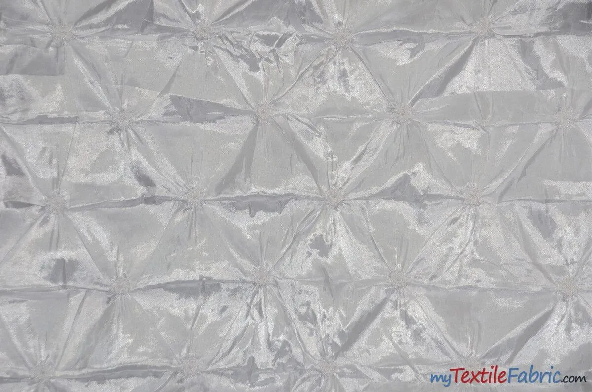 Pinwheel Taffeta Fabric | Button Taffeta Fabric | 48" Wide | Multiple Colors |