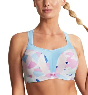 Power Underwire Sports Bra - Abstract Pink