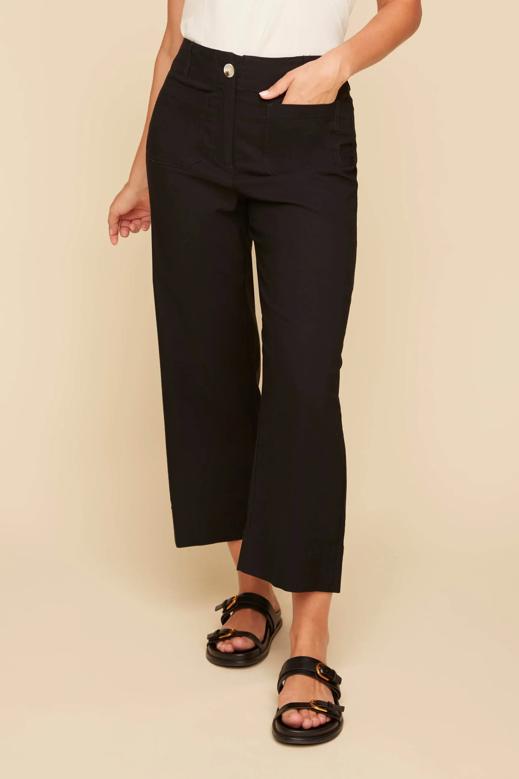 REN11004 Front Patch Pocket  Pants